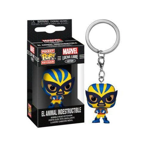 Marvel: Lucha Libre POP Keychain: Marvel Lucha Libre - Wolverine 3 Marvel: Lucha Libre POP Keychain: Marvel Lucha Libre - Wolverine