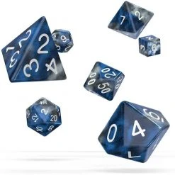 Oakie Doakie Dice Oakie Doakie - Gemdice Liquid Steel RPG Dice Set