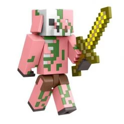 Minecraft Zombified Piglin With Build-A-Portal Figurine