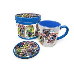 Geek-Aboo Film & TV Marvel Retro (Collectors Cards) Mug Set