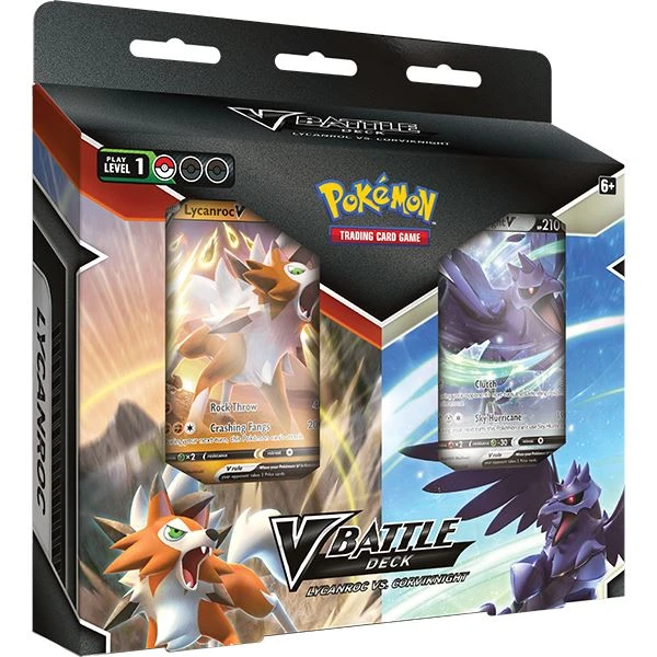 Anime & Manga Pokemon TCG: Lycanroc V Corviknight Deck Bundle 3 Anime & Manga Pokemon TCG: Lycanroc V Corviknight Deck Bundle