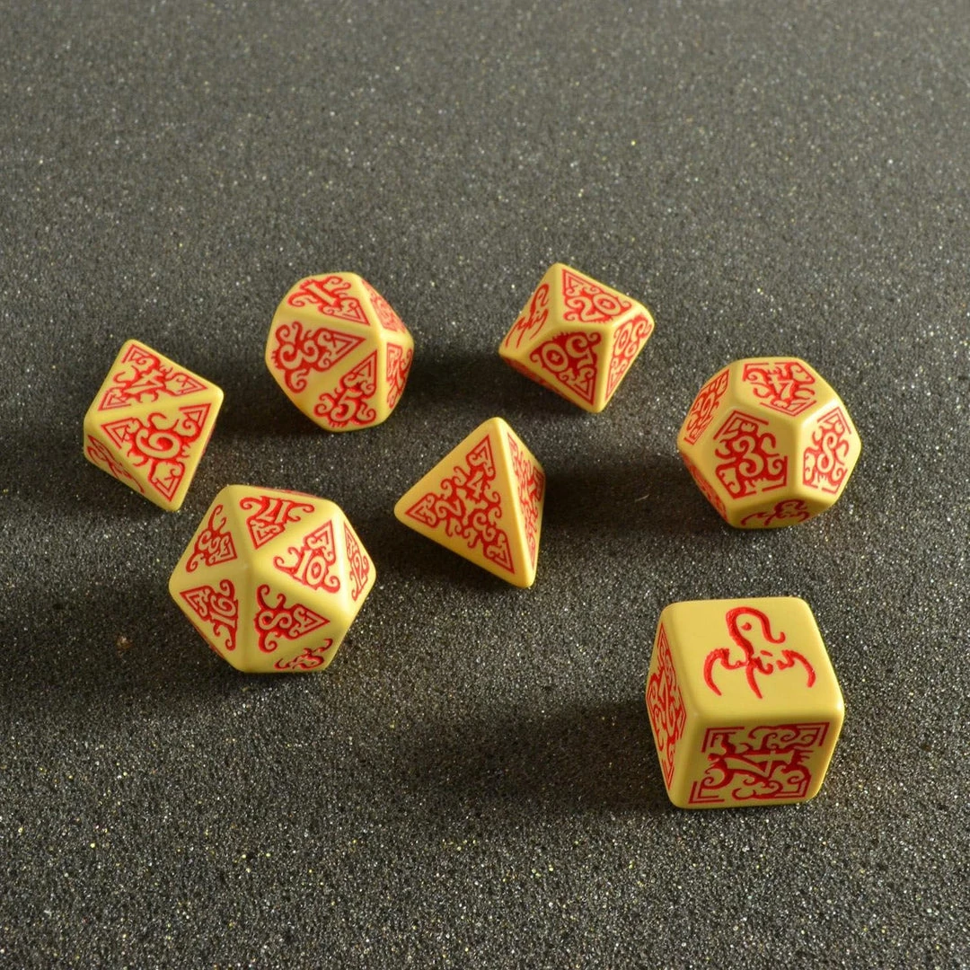 Q-Workshop Tabletop CoC Nyarlathotep Dice Set 4 Q-Workshop Tabletop CoC Nyarlathotep Dice Set