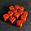 Chessex Tabletop Fire Speckled D6 Set 1 Chessex Tabletop Fire Speckled D6 Set