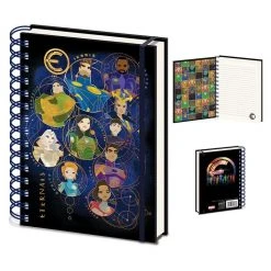 Geek-Aboo Film & TV Eternals Characters A5 Wired Notebook