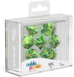 Oakie Doakie Dice Oakie Doakie - Gemdice Jungle RPG Dice Set Tabletop