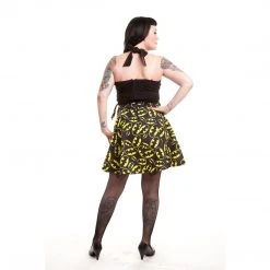 Film & TV Batman Bat Shade Dress Ladies Black Goth Emo Punk