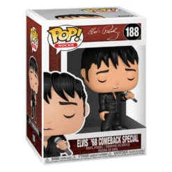 Geek-Aboo POP! Rocks: Elvis Presley - '68 Comeback Special Elvis Toys & Figures