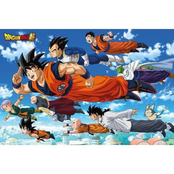 Dragon Ball Dragonball Super Flying Maxi Poster 4 Dragon Ball Dragonball Super Flying Maxi Poster