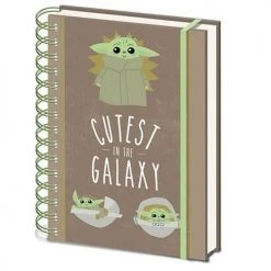 The Mandalorian Star Wars 'Cutest In The Galaxy' A5 Notebook