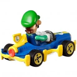 Super Mario Gaming Hot Wheels: Mario Kart - Luigi Mach 8 Figurine 13 Super Mario Gaming Hot Wheels: Mario Kart - Luigi Mach 8 Figurine