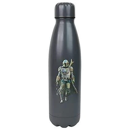 The Mandalorian Star Wars: Metal Water Bottle - Mandalorian Film & TV 3 The Mandalorian Star Wars: Metal Water Bottle - Mandalorian Film & TV