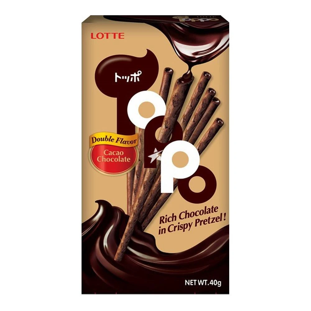 Lotte Toppo Cocoa Chocolate Snacks & Drinks 3 Lotte Toppo Cocoa Chocolate Snacks & Drinks