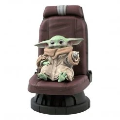 The Mandalorian Premier Collection - The Child In Chair 30 Cm 1/2 Scale Statue