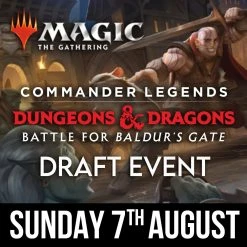 Magic: The Gathering MTG: Battle For Baldur's Gate Draft At Geek-Aboo|07.08.2022 (DEPOSIT) Tabletop
