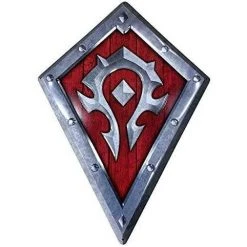 World Of Warcraft WoW Horde Metal Plaque Gaming