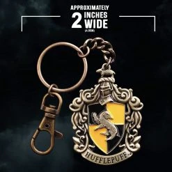 Harry Potter Hufflepuff 3D Crest Keychain Film & TV
