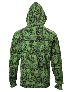 Geek-Aboo The Hulk Comic Book Pattern Hoodie Geek Gear