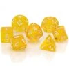 Chessex Tabletop Translucent Yellow/White Polyhedral 7 Die Set