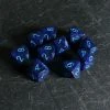 Chessex Speckled D10 Set Cobalt Tabletop