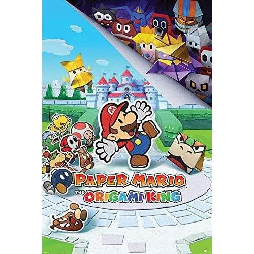 Super Mario Paper Mario (The Origami King) Maxi Poster Gaming 3 Super Mario Paper Mario (The Origami King) Maxi Poster Gaming