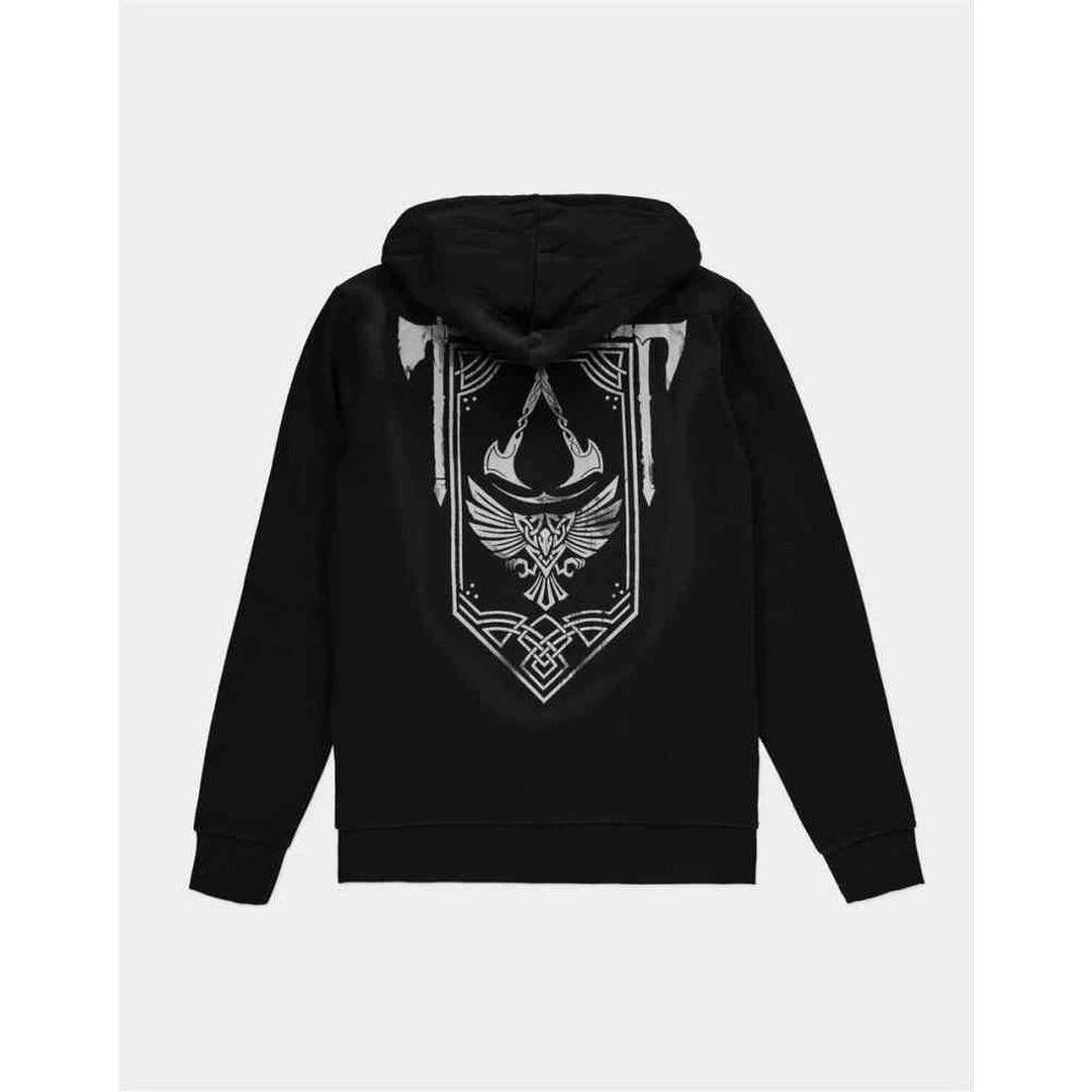 Geek-Aboo Assassin's Creed: Black Zip Crest Banner Hoodie 5 Geek-Aboo Assassin's Creed: Black Zip Crest Banner Hoodie