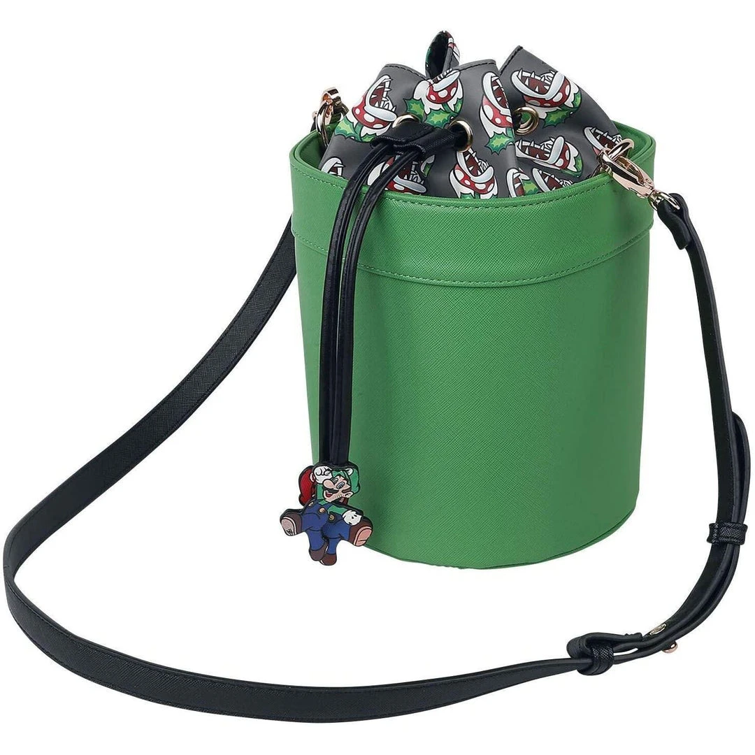 Gaming Super Mario - Pipe Shaped Drawstring Bag 5 Gaming Super Mario - Pipe Shaped Drawstring Bag