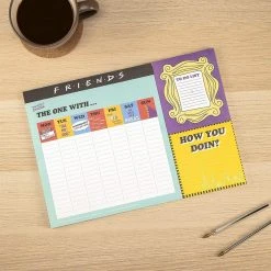 Friends TV Sitcom Themed A3 Desk Planner