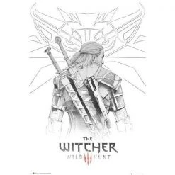 The Witcher Geralt Sketch Maxi Poster 43 Gaming
