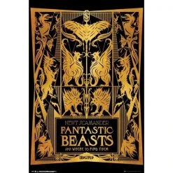 Harry Potter Fantastic Beasts 2 Book Cover Poster