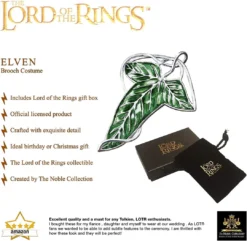 The Lord Of The Rings Elven Leaf Brooch Home & Gifts