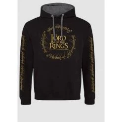 Geek-Aboo The Lord Of The Rings - Gold Foil Logo Pullover