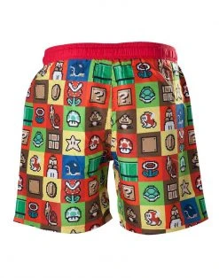 Super Mario Icons Swimshorts
