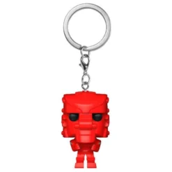 Home & Gifts POP! Retro Toys: Rock 'Em Sock 'Em - Robot (Red) Keychain