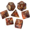 Chessex Lustrous Gold/Silver Polyhedral 7 Die Set 2 Chessex Lustrous Gold/Silver Polyhedral 7 Die Set