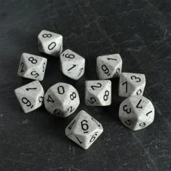 Chessex Tabletop Speckled D10 Set Arctic Camo