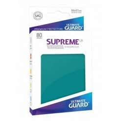 Ultimate Guard Supreme UX Sleeves: Standard Size Petrol Blue (80)