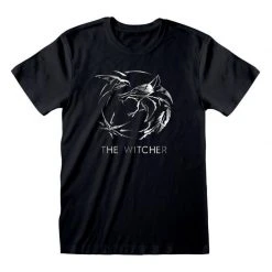 The Witcher Silver Ink Logo T