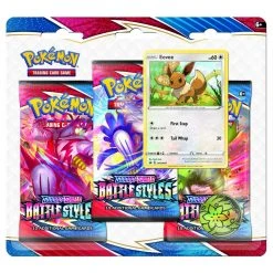 Pokemon Pokémon TCG: Sword & Shield 5 Battle Styles 3-Pack Blister - Eevee Anime & Manga
