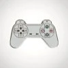 Gaming Playstation 1 Dualshock Pin Badge