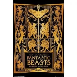 Harry Potter Fantastic Beasts 2 Book Cover Poster