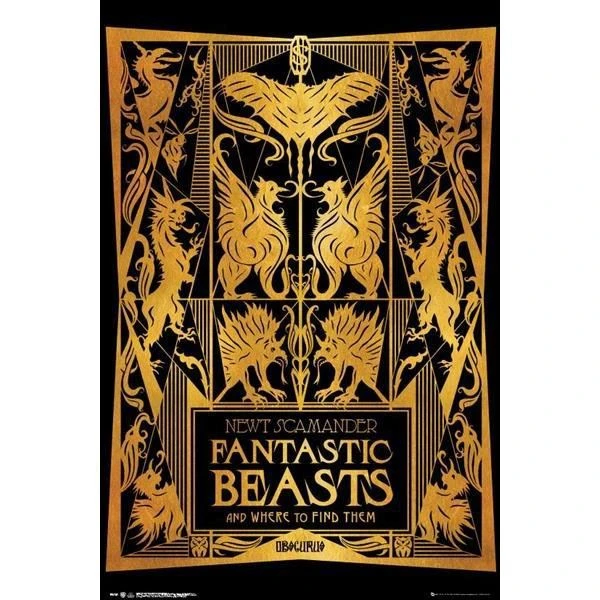Harry Potter Fantastic Beasts 2 Book Cover Poster 4 Harry Potter Fantastic Beasts 2 Book Cover Poster