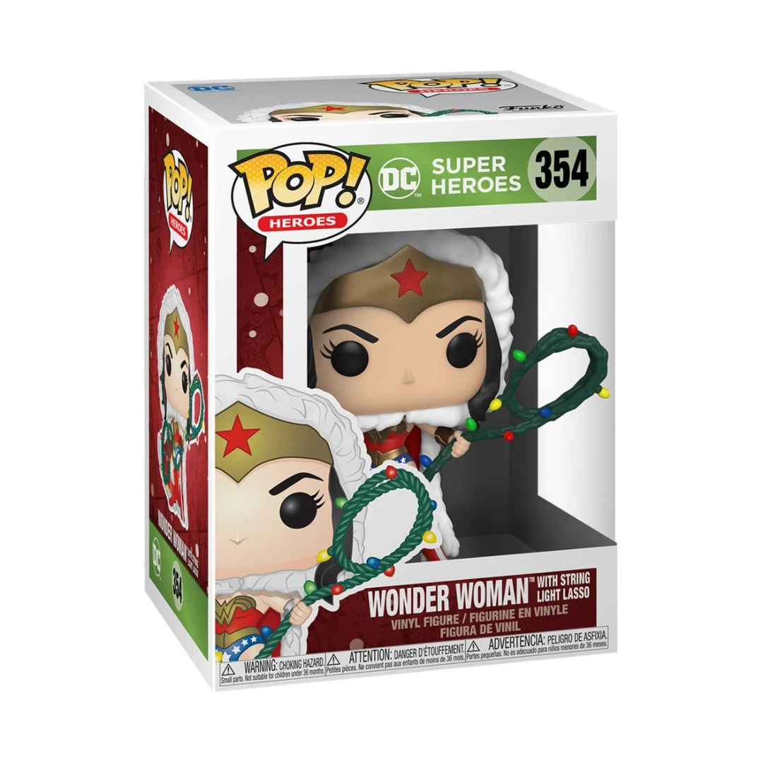 POP! Heroes: DC Holiday - Wonder Woman With Lights Lasso 4 POP! Heroes: DC Holiday - Wonder Woman With Lights Lasso
