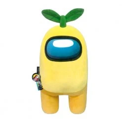 Among Us Yellow Crewmate W/ Plant Hat 12" Plush