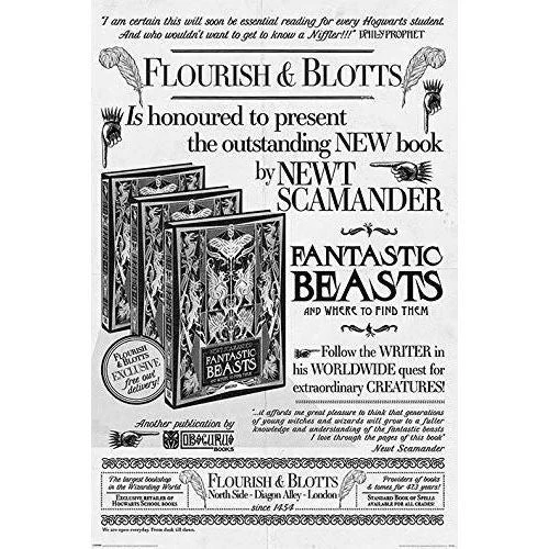 Harry Potter Fantastic Beasts Flourish & Blotts Maxi Poster 27 4 Harry Potter Fantastic Beasts Flourish & Blotts Maxi Poster 27
