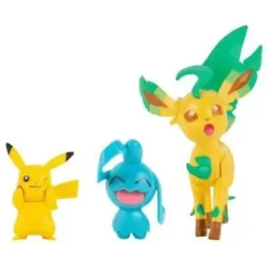 Pokemon Toys & Figures Battle Figurine Set - Pikachu, Wynaut And Leafeon
