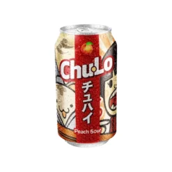 Snacks & Drinks Chu-Lo Peach Sour Soda 330ml