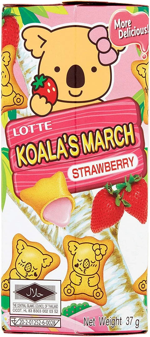 Snacks & Drinks Koala's March Strawberry Chocolate Biscuits 3 Snacks & Drinks Koala's March Strawberry Chocolate Biscuits