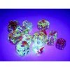 Chessex Nebula Red/Silver 16mm D6 Dice Block (12 Dice)